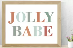 Jolly Babe Christmas SVG - PNG, DXF, SVG, EPS, Cut File Product Image 7