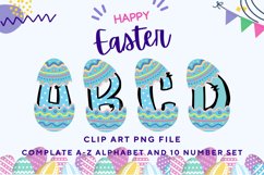 Easter Bunny Alphabet Pastel Egg Letters Kids Decorate_B123 Product Image 1