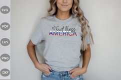 God Bless America SVG Product Image 1