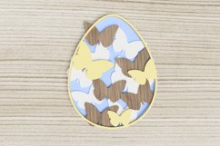 Easter laser cut file - Butterfly Egg Product Image 1