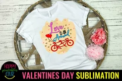 Love All Around Valentine Sublimation I Romantic Sublimation Product Image 1