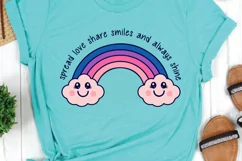 Rainbow SVG Mask SVG PNG EPS DXF Face Mask SVG Quotes SVG Product Image 5