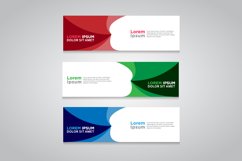 Vector abstract design banner web template. Product Image 1
