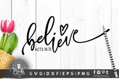 Believe SVG | Christian SVG | Bible Verse SVG Cut File Product Image 3