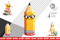 Eager Pencil Clipart Product Image 1