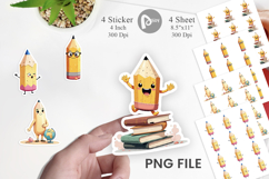 Eager Pencil Sticker Product Image 1