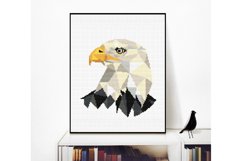 Eagle bird Cross stitch animal pattern Digital download Wild Product Image 2