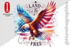 Cute Eagle Clipart - PNG File Product Image 1