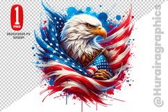 Cute Eagle Clipart - PNG File Product Image 1