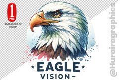 Cute Eagle Clipart - PNG File Product Image 1