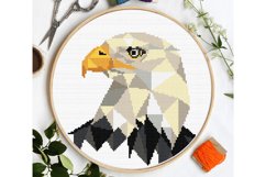 Eagle bird Cross stitch animal pattern Digital download Wild Product Image 1