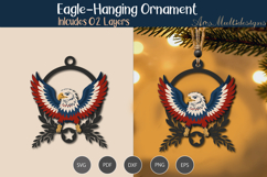 Eagle Hanging Ornament SVG Product Image 2