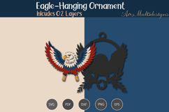 Eagle Hanging Ornament SVG Product Image 3