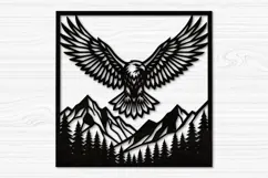 Eagle Mountain Wall Art Laser Cut Svg Product Image 2