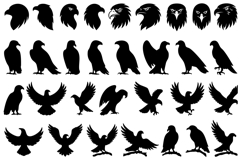 Eagle Silhouette Vector Product Image 1