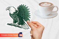 Adorable Eagle Sticker, Nature Sticker, Bird Lover Sticker Product Image 1