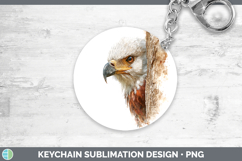 GorgeousEagle Tree Peek Keychain design.