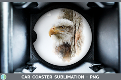 GorgeousEagle Tree Peek Car Coaster design.