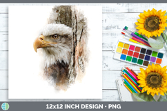 GorgeousEagle Tree Peek Paper Backgrounds design.