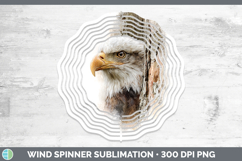 GorgeousEagle Tree Peek Wind Spinner design.