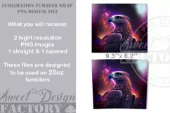 Eagle tumbler sublimation design, SEAMLESS tumbler png Product Image 2