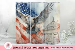 Tumbler Sublimation Patriotic, Independence Day, Memorial Day PNG, 4th of July Tumbler 20 oz 