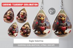 Earring teardrop Eagle Valentine Product Image 1