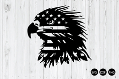 Eagle With American Flag SVG, American Flag SVG, Eagle SVG Product Image 1