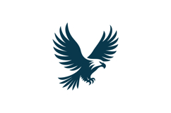 Majestic Eagle Flying Vector Logo Template Product Image 1