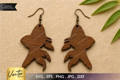 Goldfish Earrings SVG| Laser Cut Earring Product Image 1