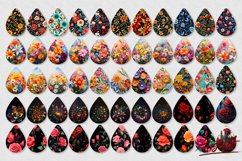 Flower earring bundle / Teardrop earring sublimation bundle Product Image 2