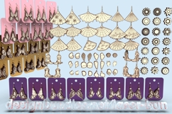 100 SVG Laser Cut Earring Bundle Designs Product Image 1