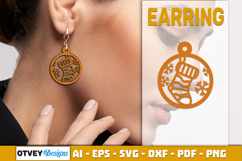 Christmas Earrings Lasercut BUNDLES Product Image 5
