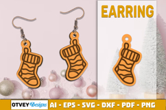 Christmas Earrings Lasercut Product Image 1