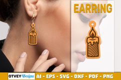 Christmas Earrings Lasercut BUNDLES Product Image 7