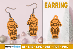 Christmas Earrings Lasercut Product Image 1