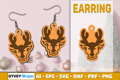 Christmas Earrings Lasercut Product Image 1