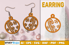 Christmas Earrings Lasercut BUNDLES Product Image 7