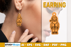 Christmas Earrings Lasercut BUNDLES Product Image 16