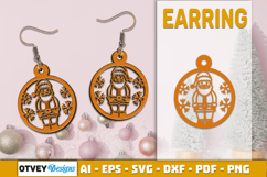 Christmas Earrings Lasercut BUNDLES Product Image 9