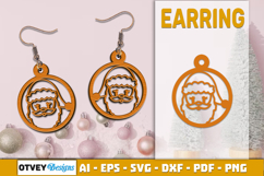 Christmas Earrings Lasercut Product Image 1