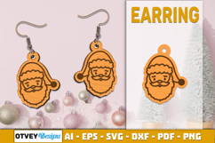 Christmas Earrings Lasercut Product Image 1