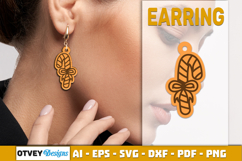 Christmas Earrings Lasercut BUNDLES Product Image 7