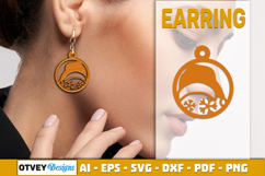 Christmas Earrings Lasercut Product Image 2