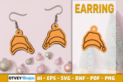 Christmas Earrings Lasercut Product Image 1