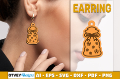 Christmas Earrings Lasercut BUNDLES Product Image 6