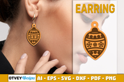 Christmas Earrings Lasercut BUNDLES Product Image 16