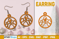 Christmas Earrings Lasercut BUNDLES Product Image 4