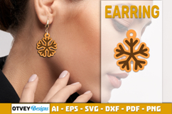 Christmas Earrings Lasercut BUNDLES Product Image 8