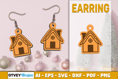 Christmas Earrings Lasercut BUNDLES Product Image 11